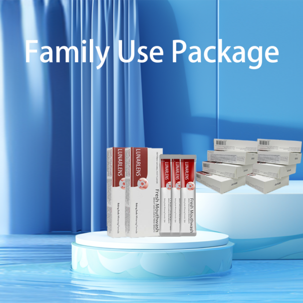 Family Use Package ! Pocket-Sized Mouthwash — Freshness Anytime, Anywhere