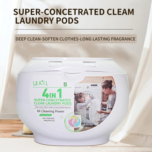 4in1 Laundry Pods — Clean on the Go, Multifunctional Laundry Mastery